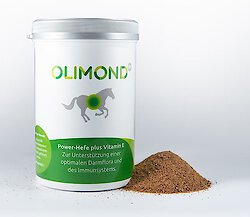 Olimond BB ist die neue Power-Hefe plus Vitamin E für Pferde